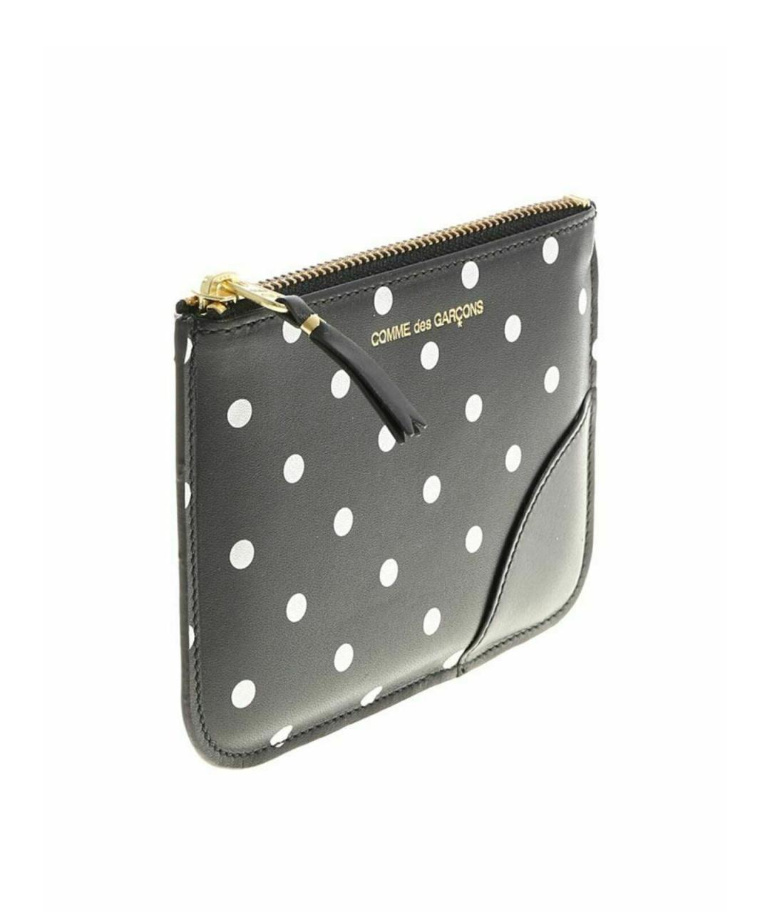 COMME DES GARÇONS WALLET Черный кожаный кошелек, фото 2