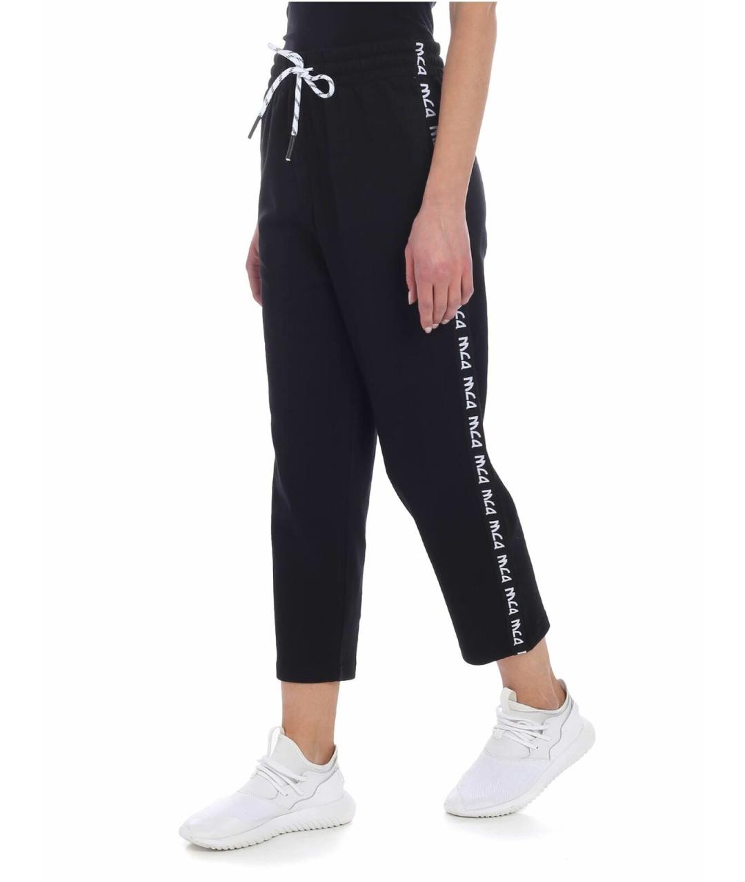ALEXANDER MCQUEEN Черные полиэстеровые спортивные брюки и шорты, фото 2