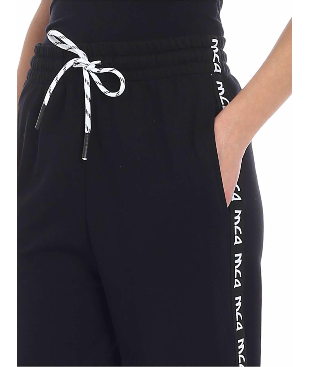 ALEXANDER MCQUEEN Черные полиэстеровые спортивные брюки и шорты, фото 4