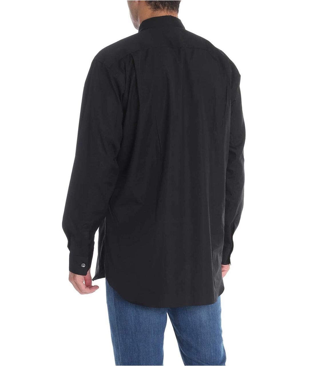 COMME DES GARÇONS SHIRT Черная хлопковая классическая рубашка, фото 3