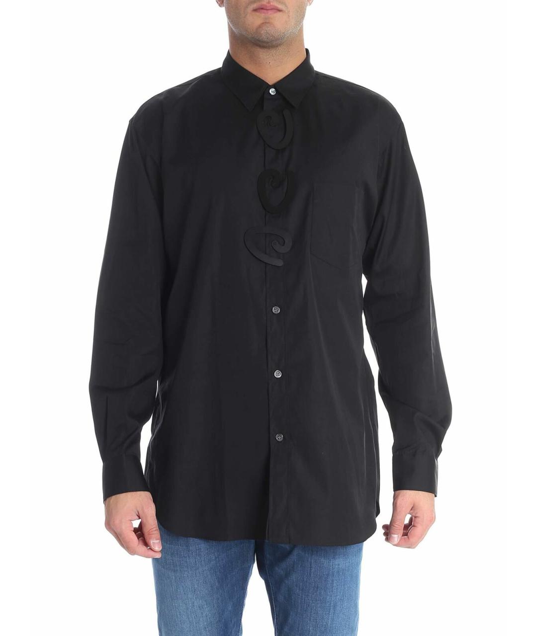 COMME DES GARÇONS SHIRT Черная хлопковая классическая рубашка, фото 1