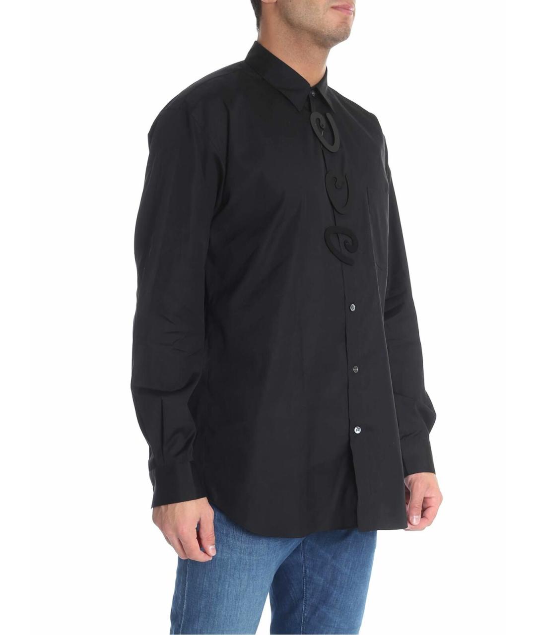 COMME DES GARÇONS SHIRT Черная хлопковая классическая рубашка, фото 2