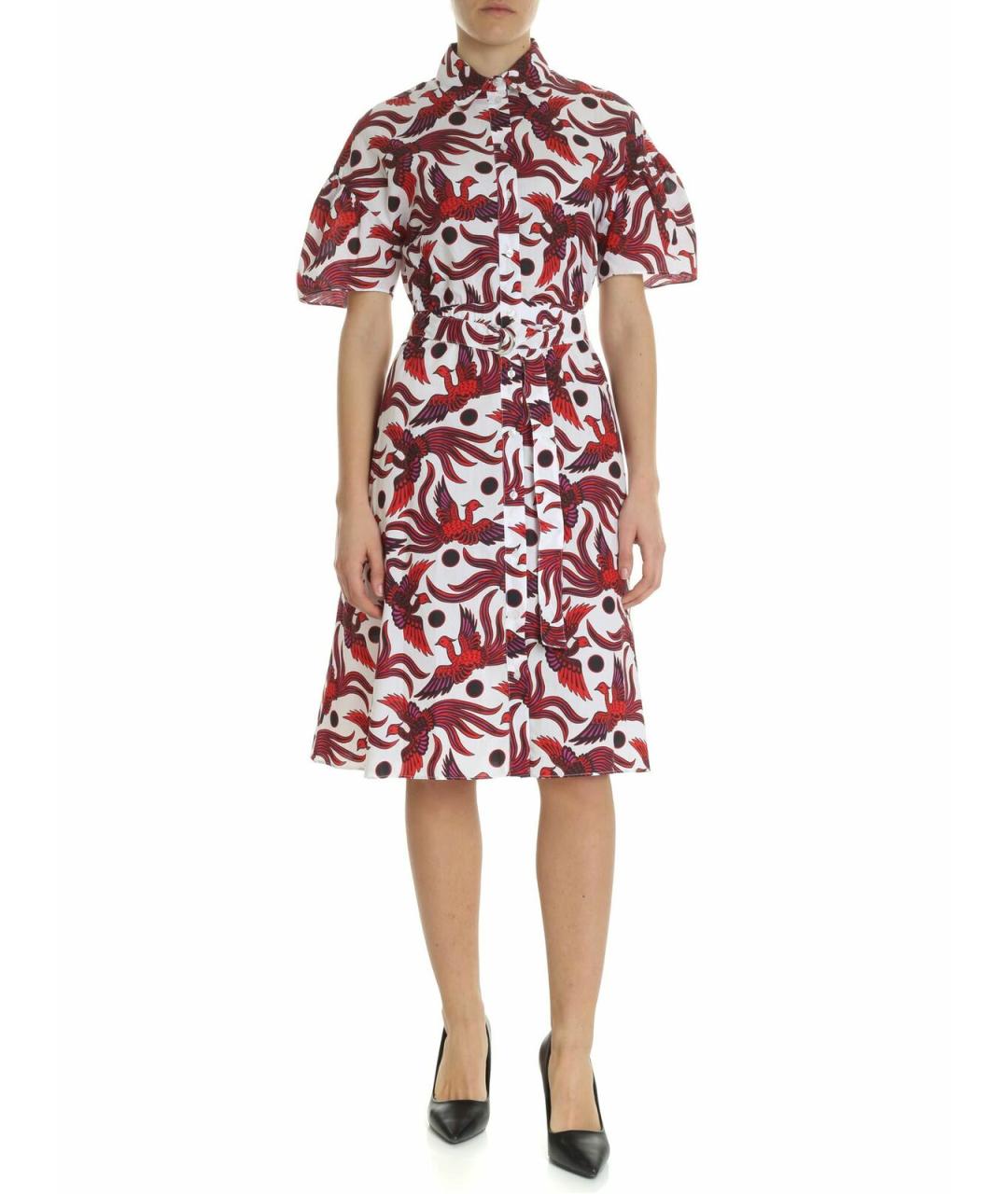 KENZO Мульти хлопковое повседневное платье, фото 1