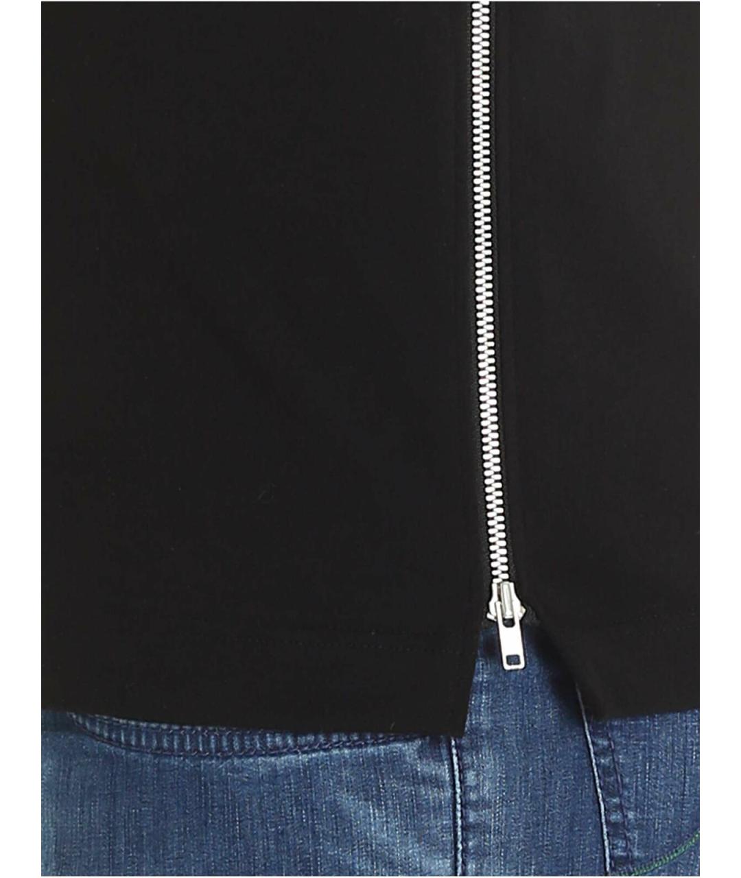 COMME DES GARÇONS SHIRT Черная хлопковая футболка, фото 4