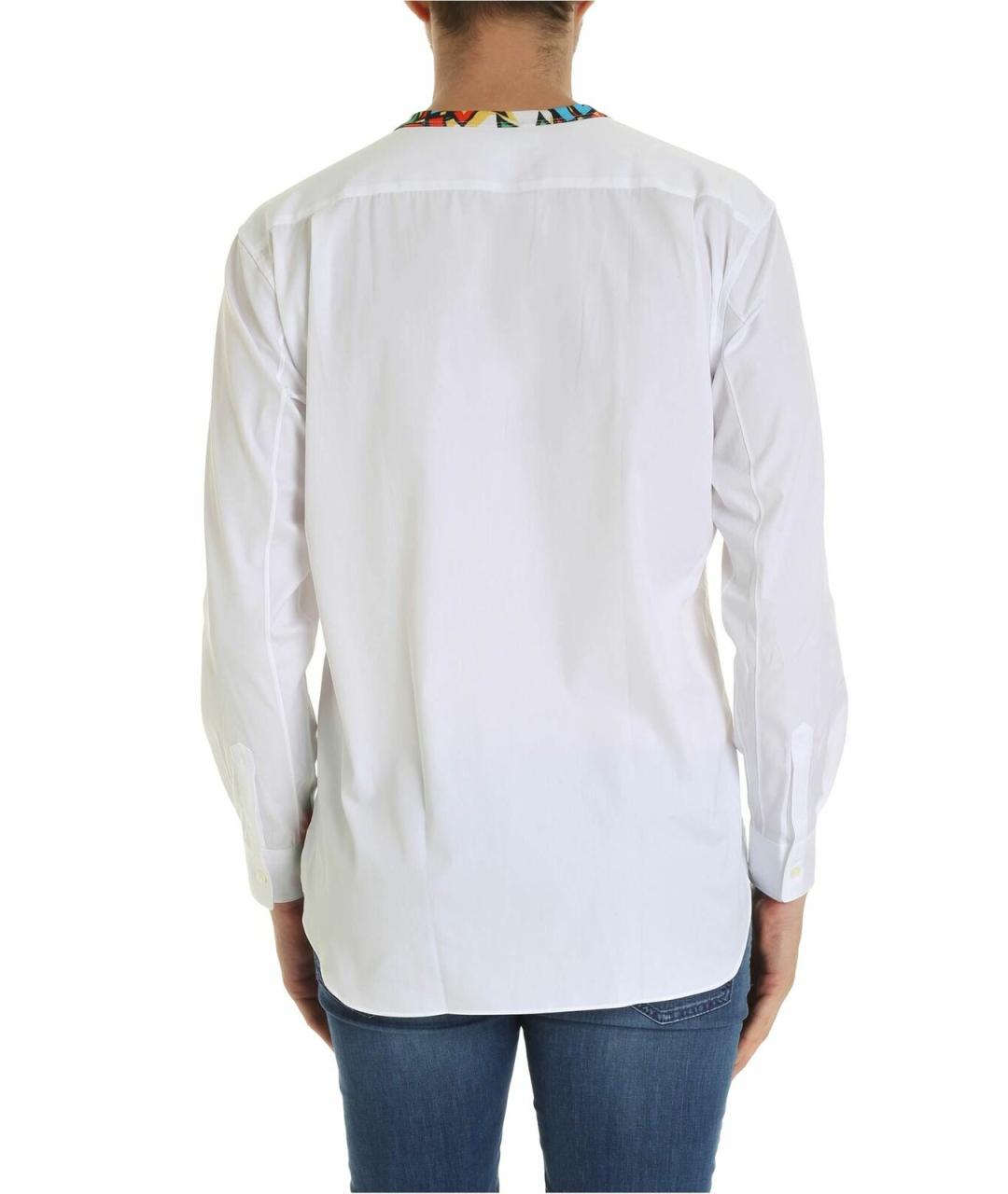 COMME DES GARÇONS SHIRT Белая хлопковая футболка, фото 3