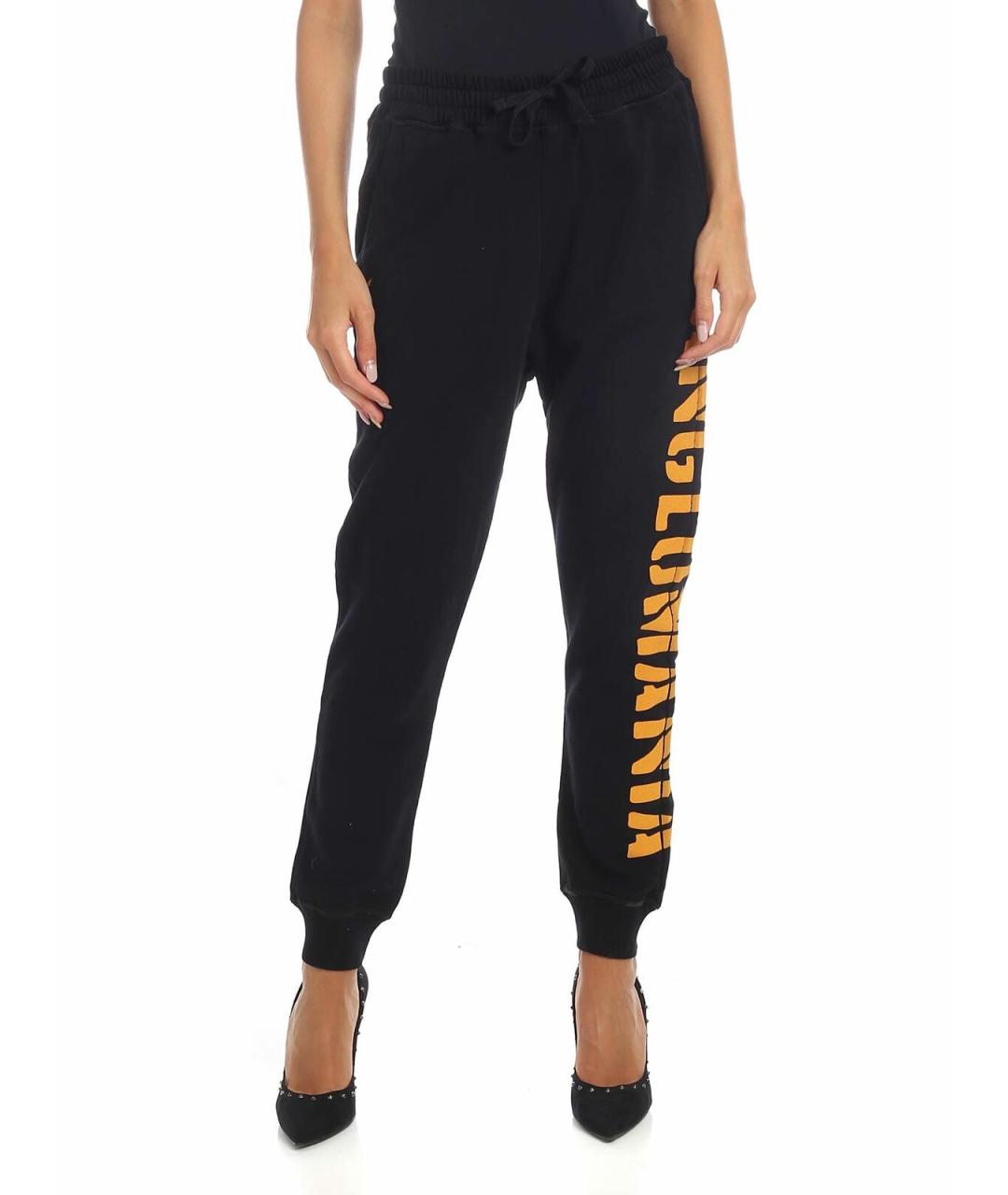 VIVIENNE WESTWOOD Черные хлопковые спортивные брюки и шорты, фото 1