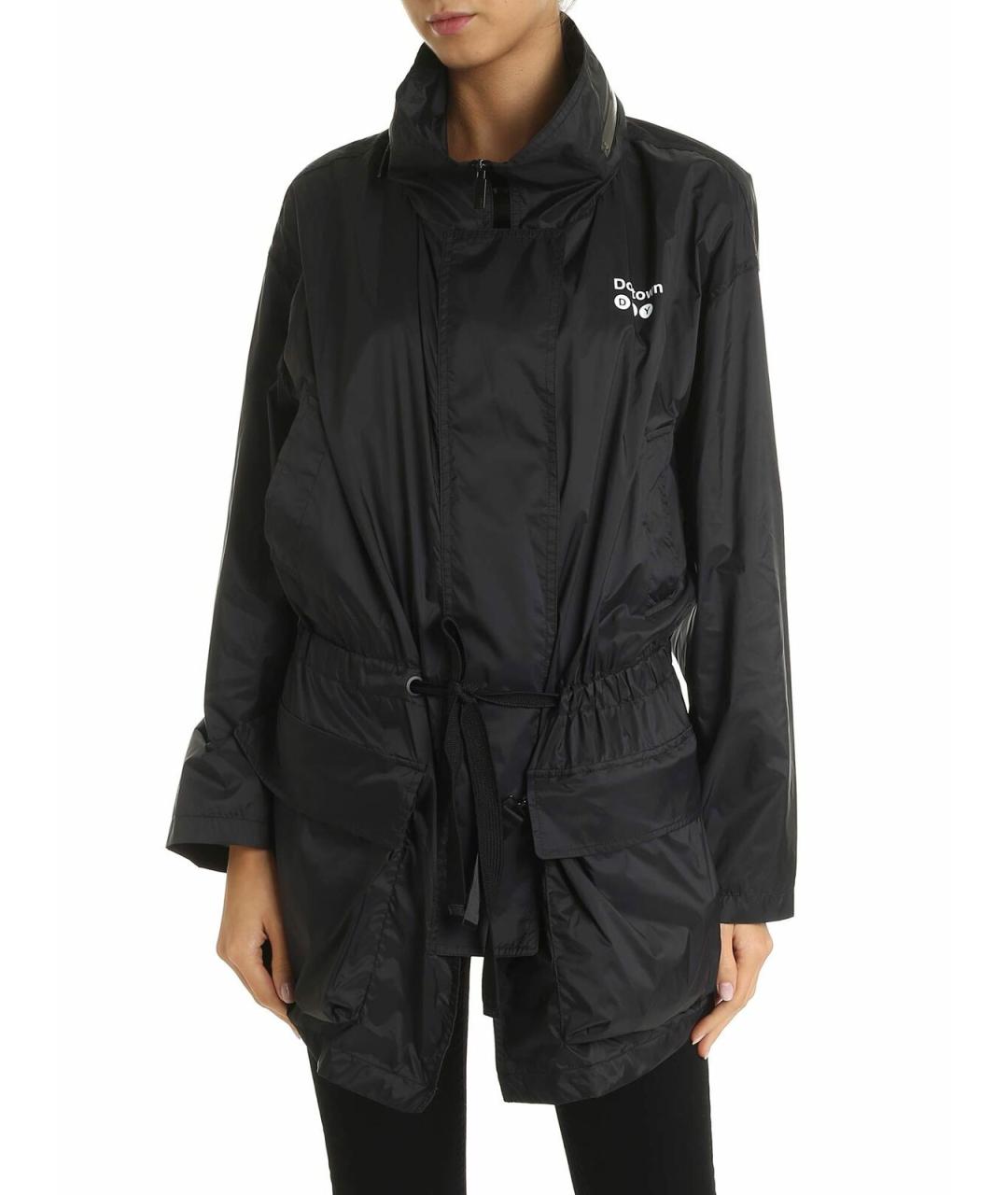 DKNY Черное полиамидовое пальто, фото 1
