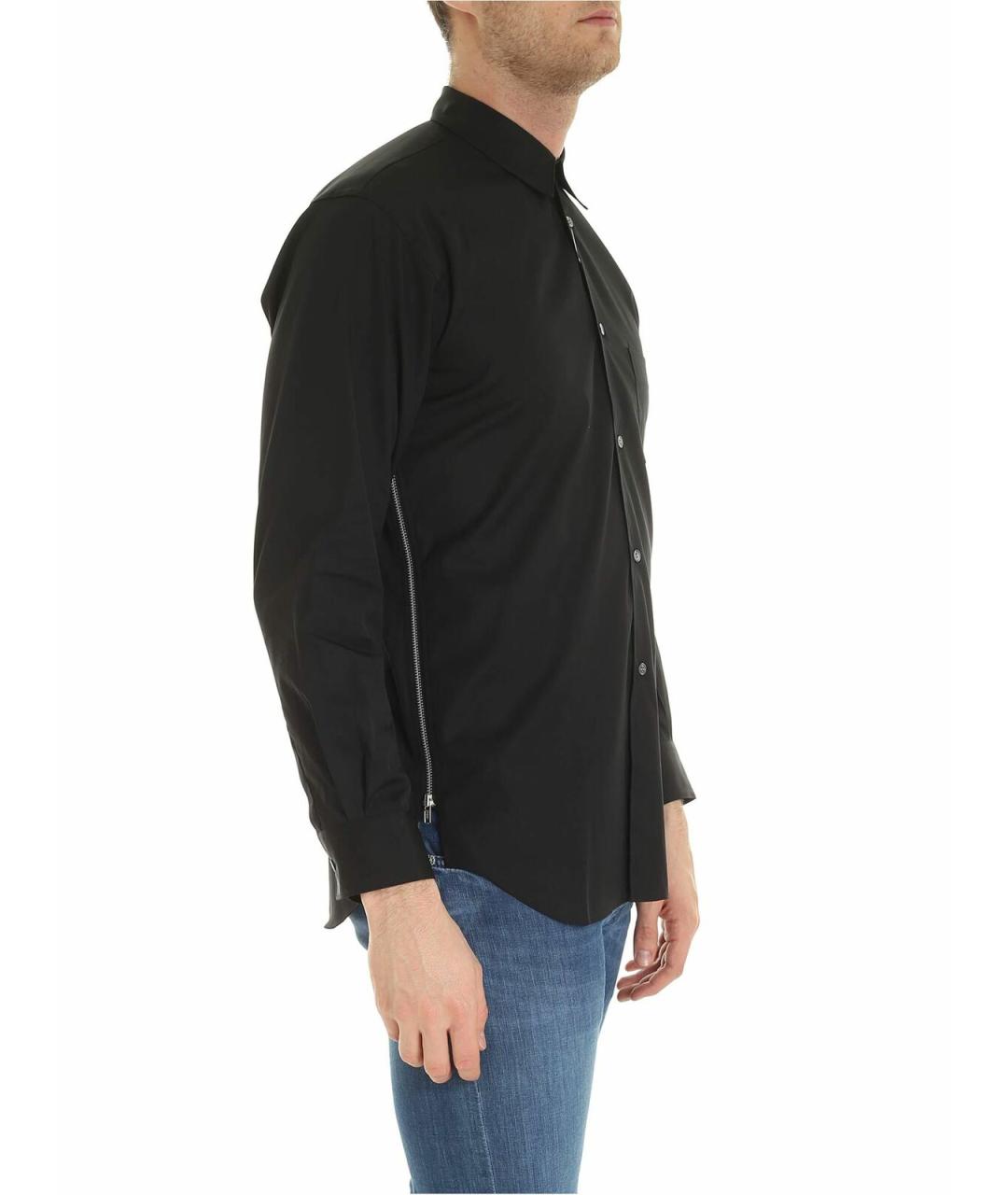 COMME DES GARÇONS SHIRT Черная хлопковая классическая рубашка, фото 2