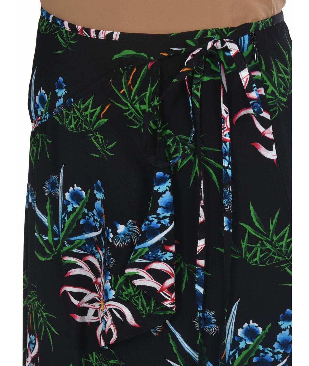 KENZO Черная полиэстеровая юбка миди, фото 4