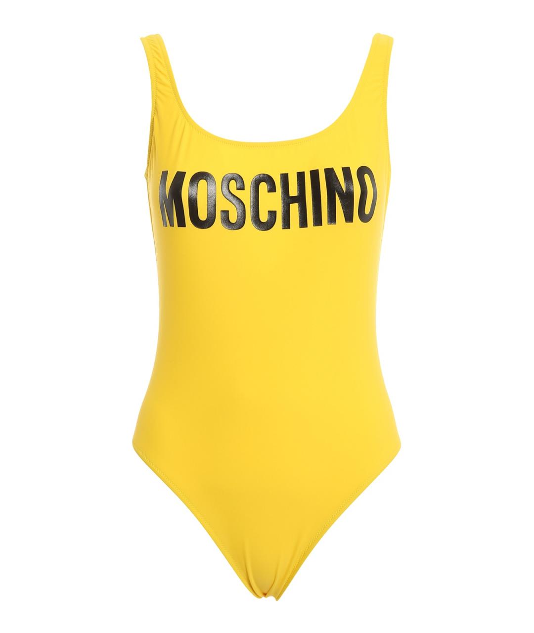 MOSCHINO Желтый полиамидовый купальник, фото 1