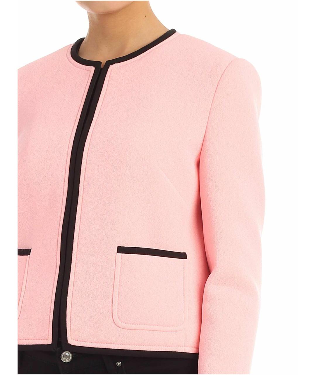 MOSCHINO Розовая полиэстеровая куртка, фото 4