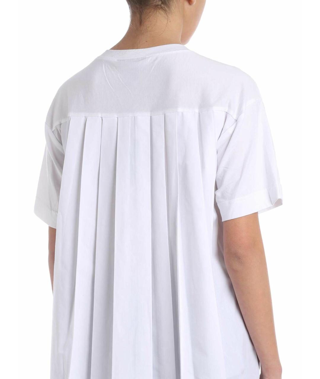DKNY Белая полиэстеровая футболка, фото 4