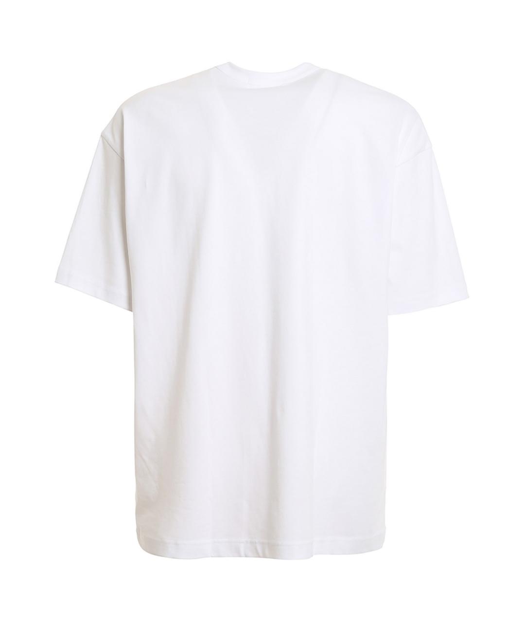 COMME DES GARÇONS SHIRT Белая хлопковая футболка, фото 2