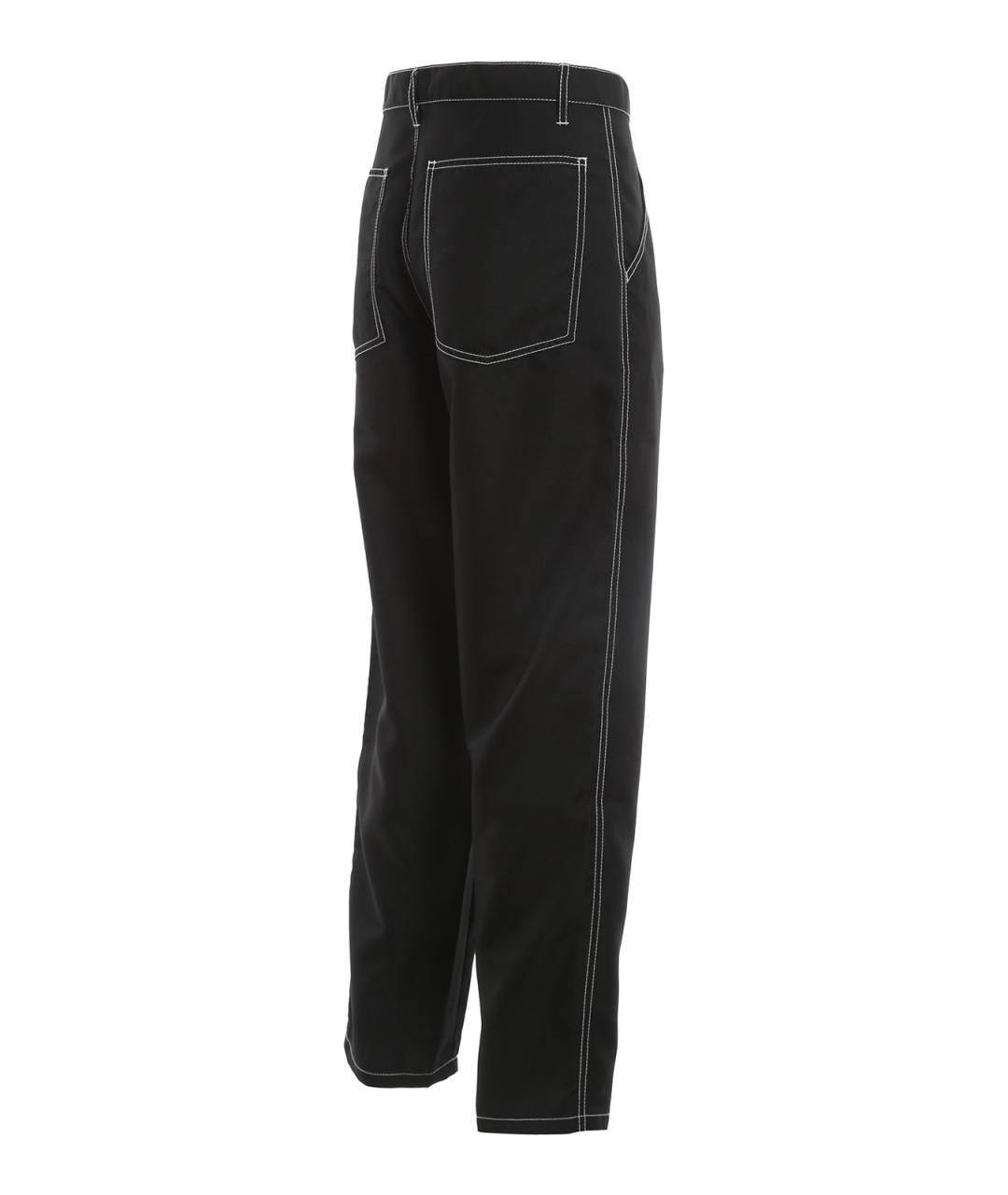 COMME DES GARÇONS SHIRT Черные полиэстеровые повседневные брюки, фото 3