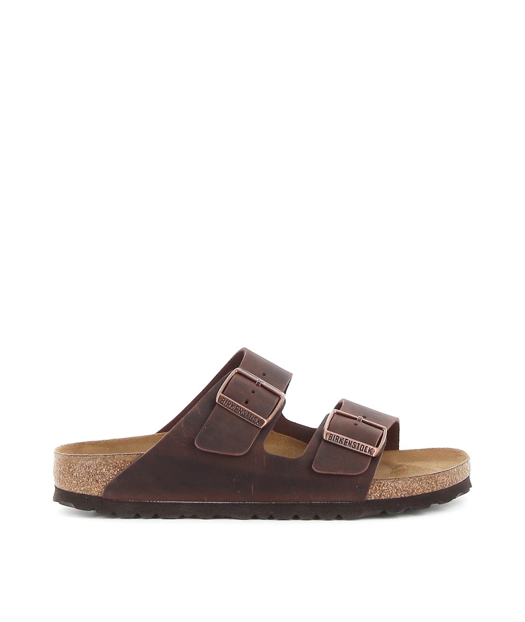BIRKENSTOCK Коричневые кожаные сандалии, фото 1