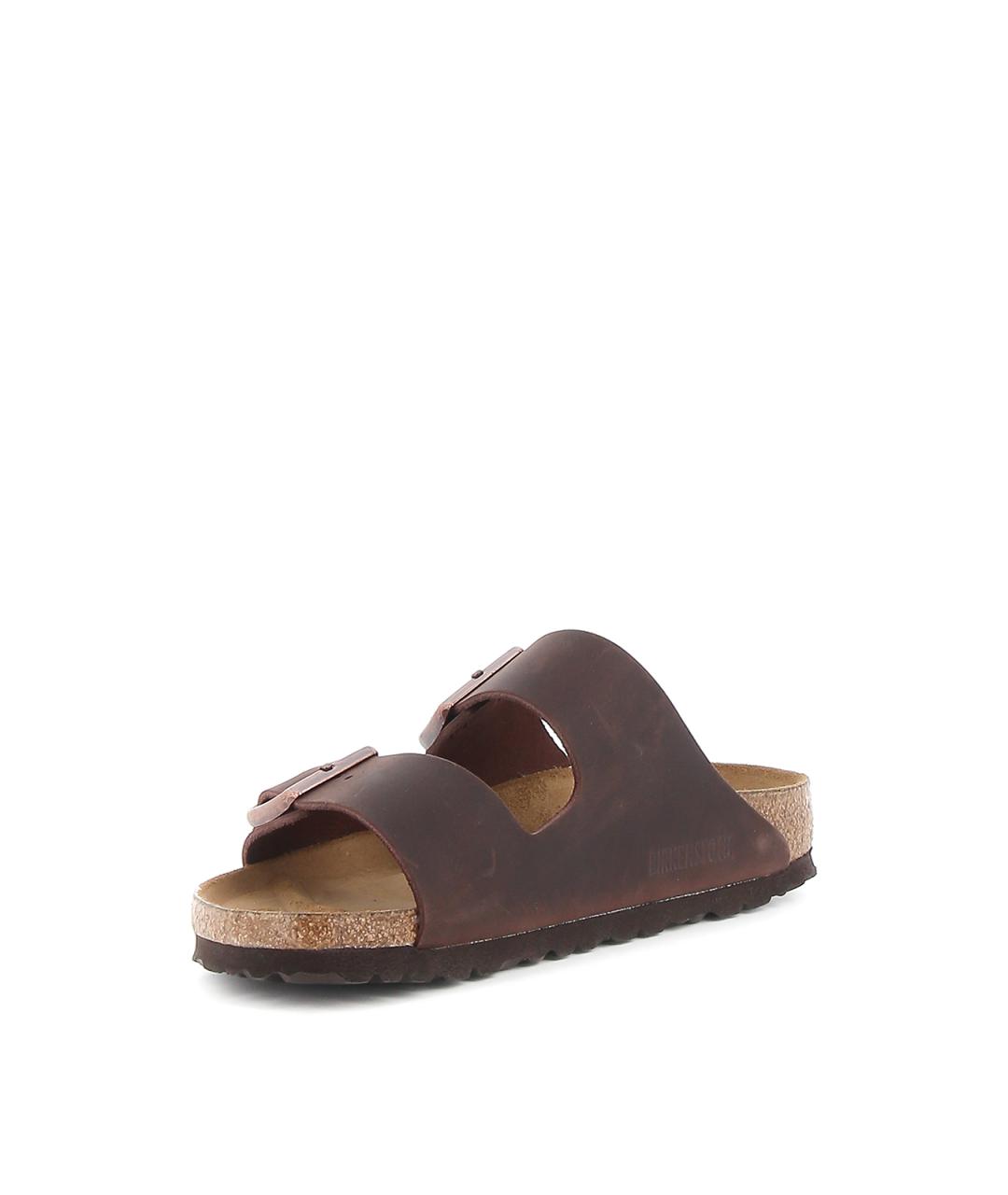BIRKENSTOCK Коричневые кожаные сандалии, фото 3