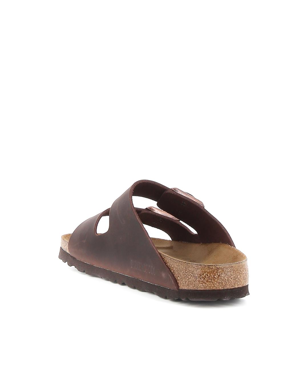 BIRKENSTOCK Коричневые кожаные сандалии, фото 4