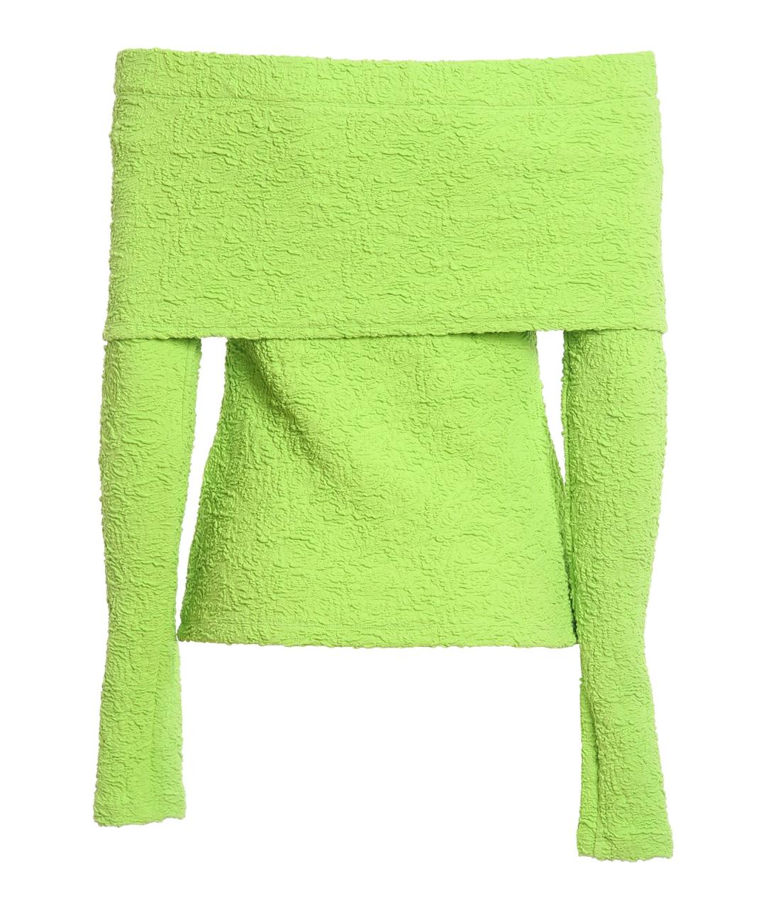 MSGM Зеленая хлопковая блузы, фото 2