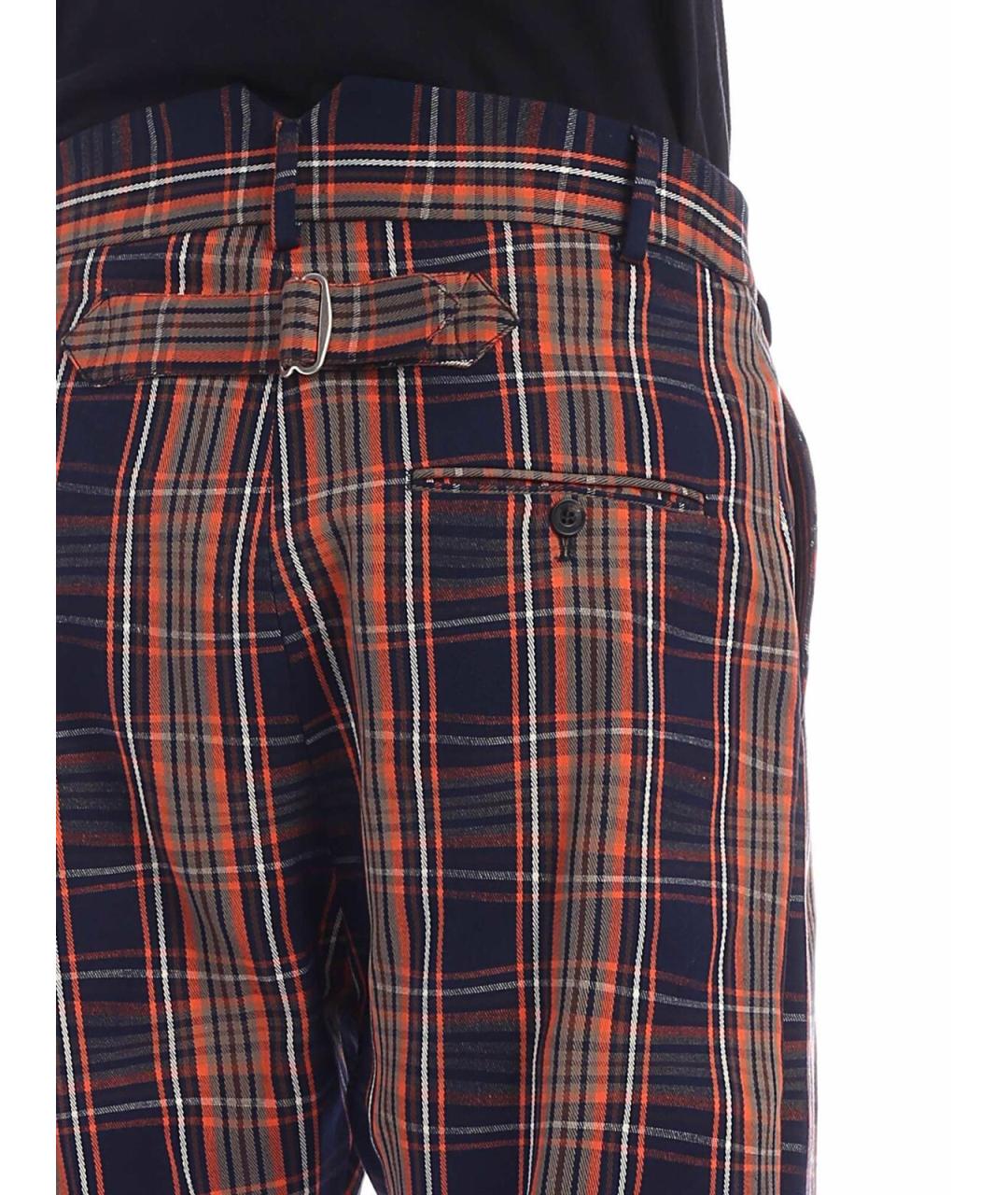 VIVIENNE WESTWOOD Мульти хлопковые повседневные брюки, фото 4