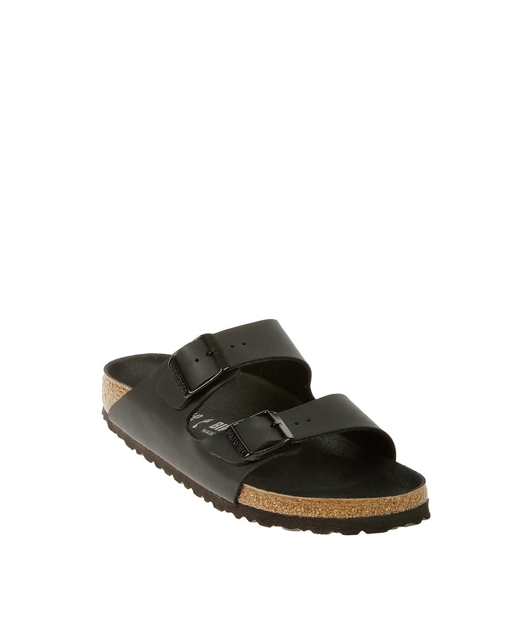 BIRKENSTOCK Черные кожаные сандалии, фото 2