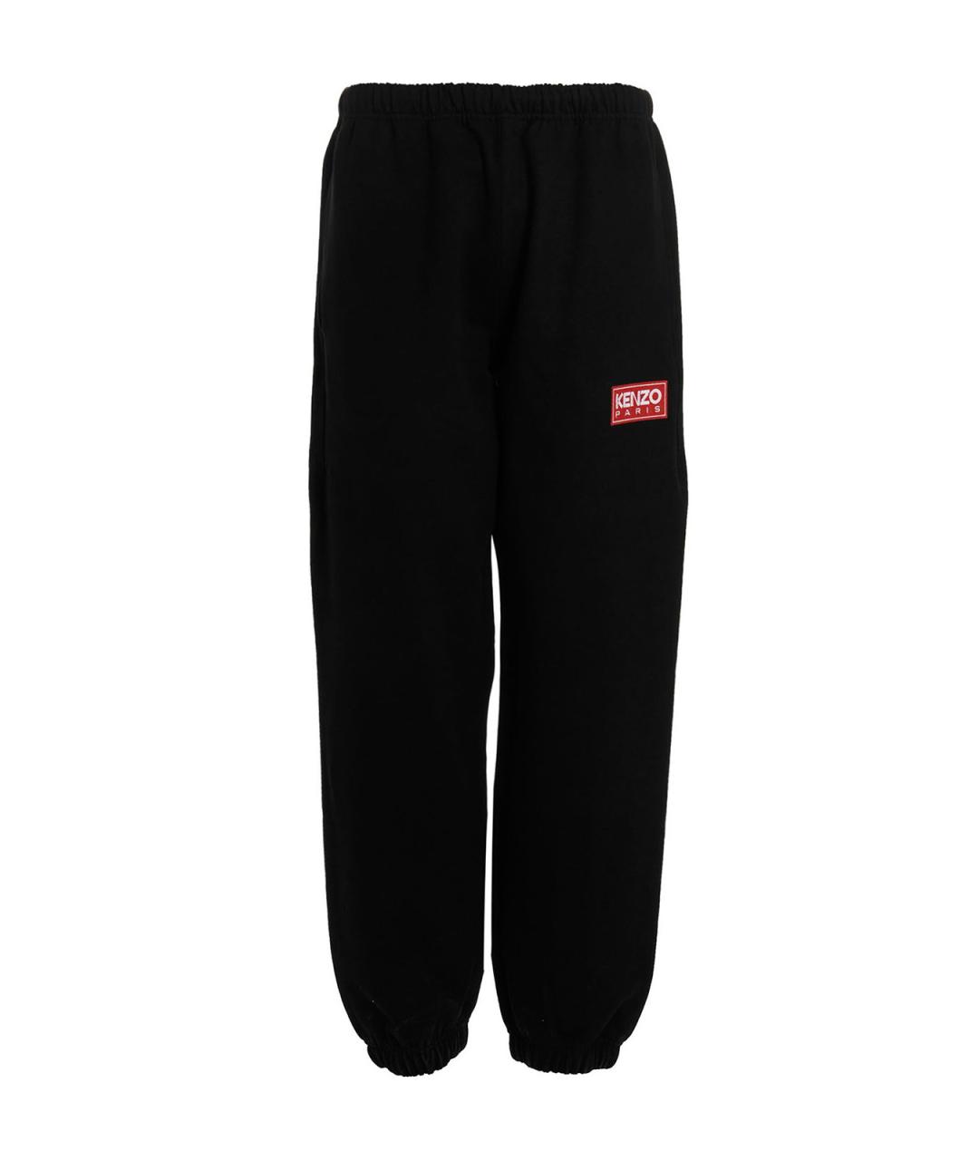 KENZO Черный хлопковый спортивный костюм, фото 1