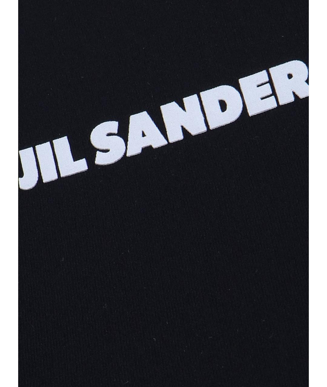 JIL SANDER Черная полиамидовая майка, фото 5