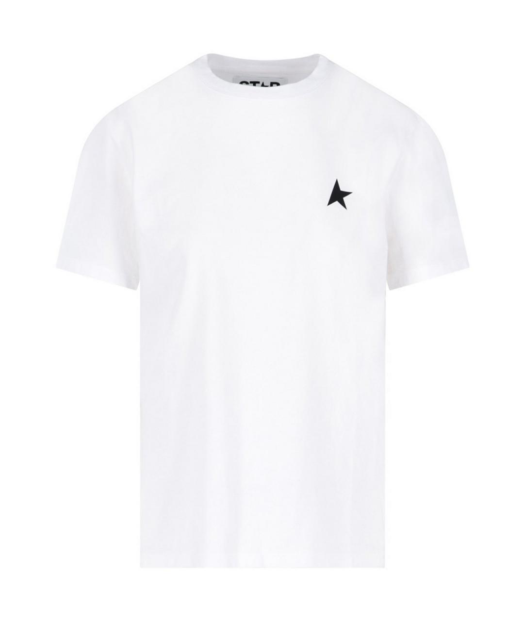 GOLDEN GOOSE Белая хлопковая футболка, фото 1