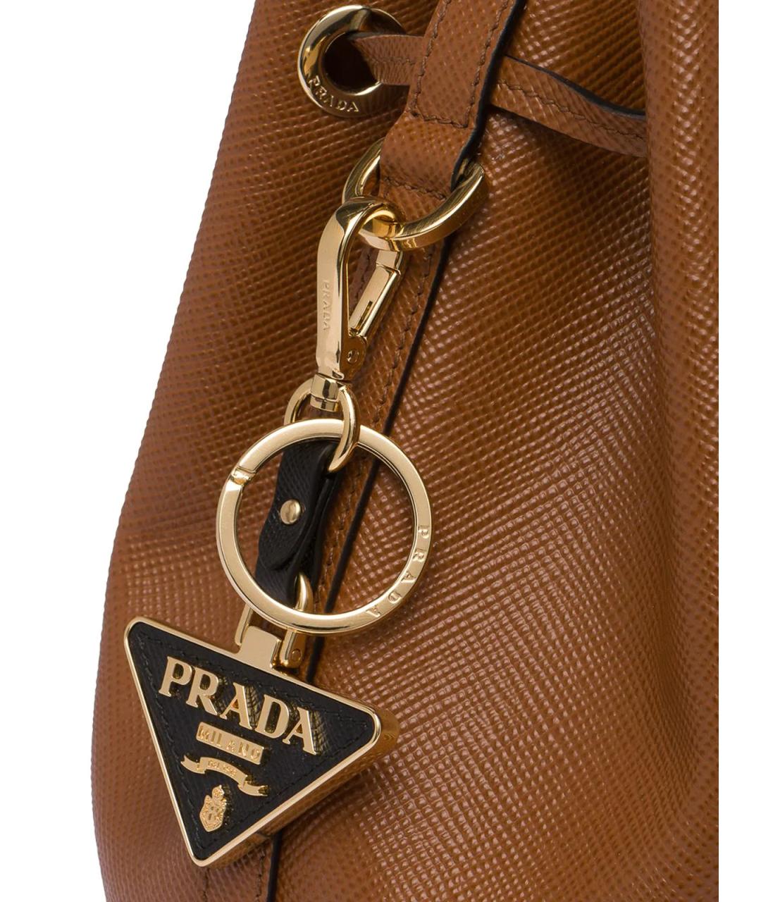 PRADA Черный брелок, фото 3