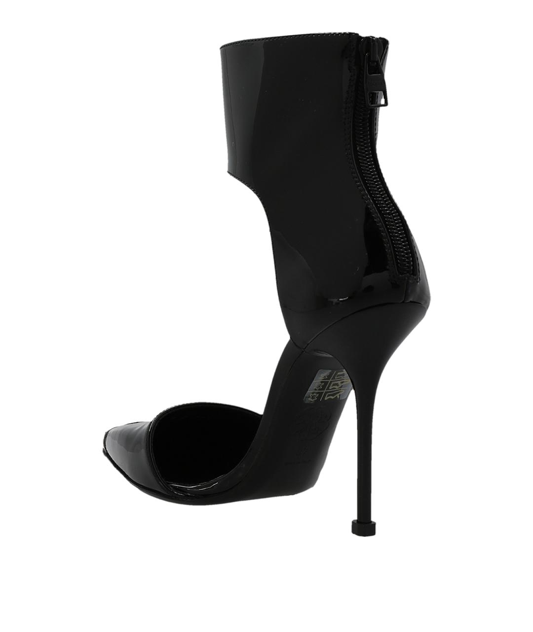 ALEXANDER MCQUEEN Черные кожаные туфли, фото 2
