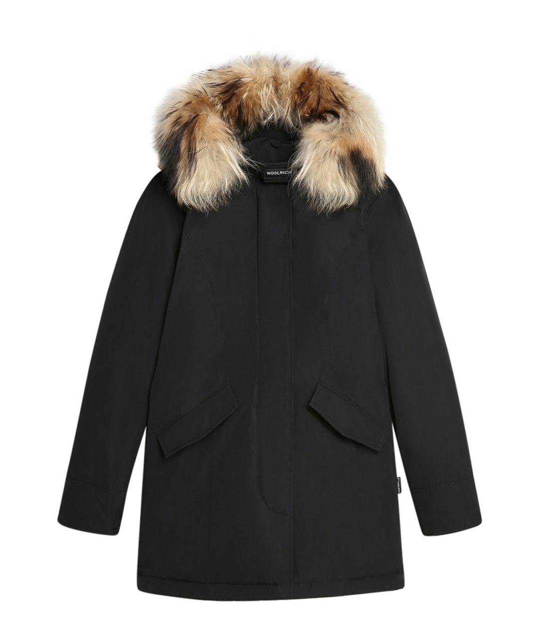 WOOLRICH Черная полиэстеровая парка, фото 1