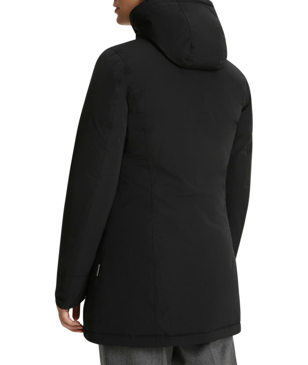WOOLRICH Черная полиэстеровая парка, фото 4