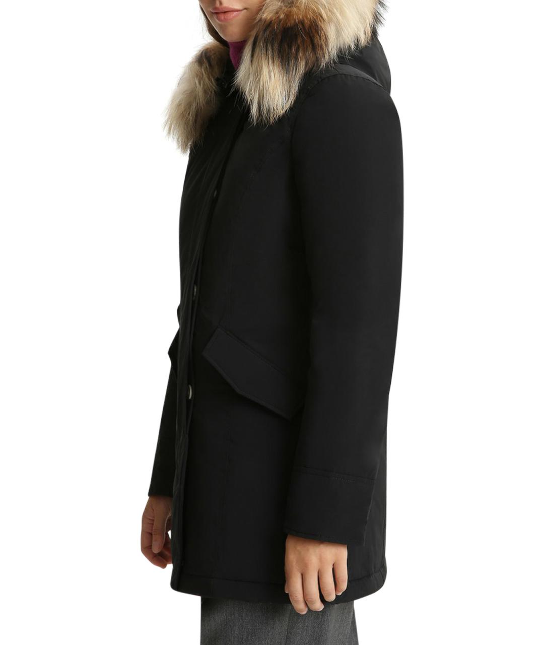 WOOLRICH Черная полиэстеровая парка, фото 3