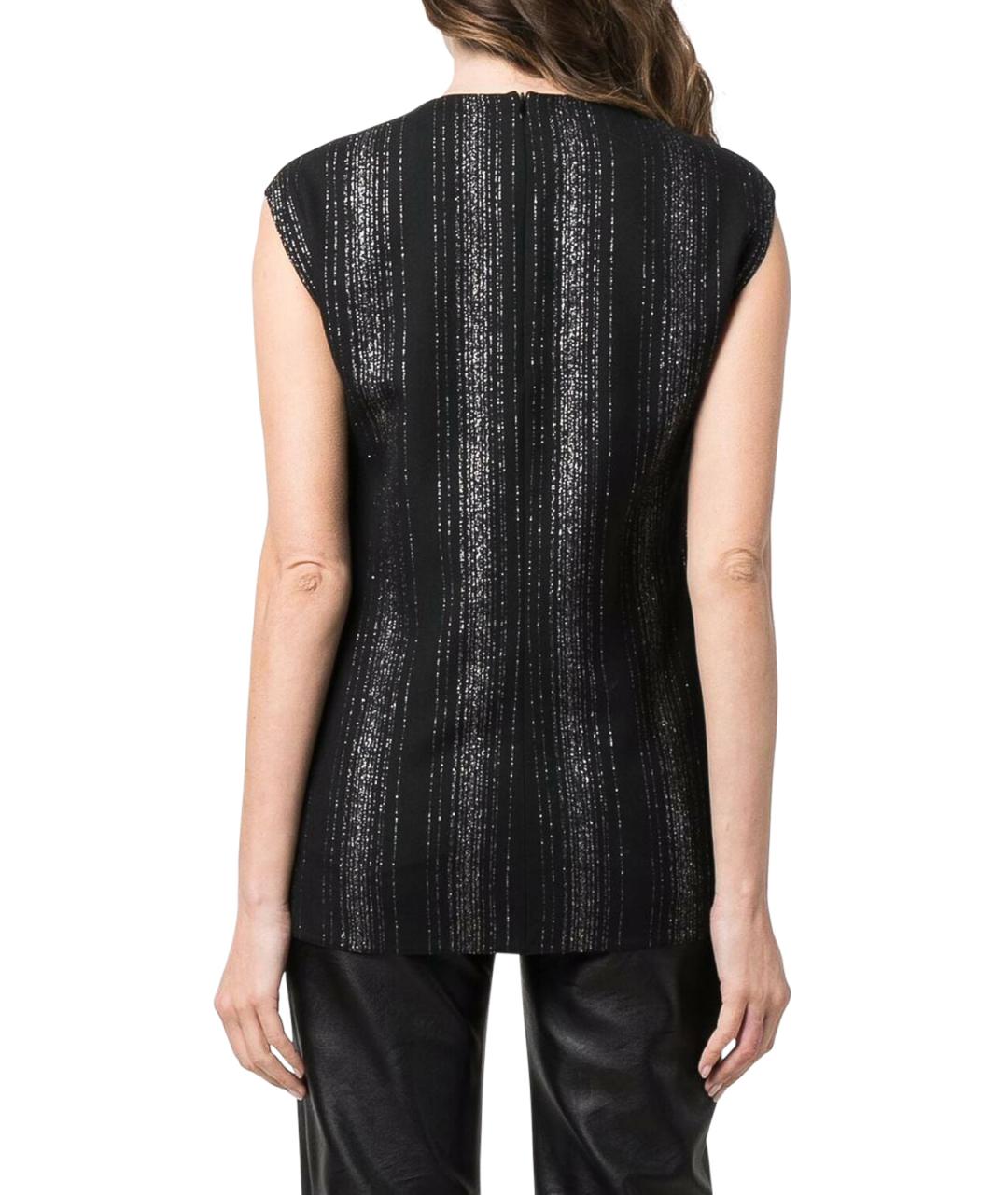STELLA MCCARTNEY Черная шерстяная майка, фото 4