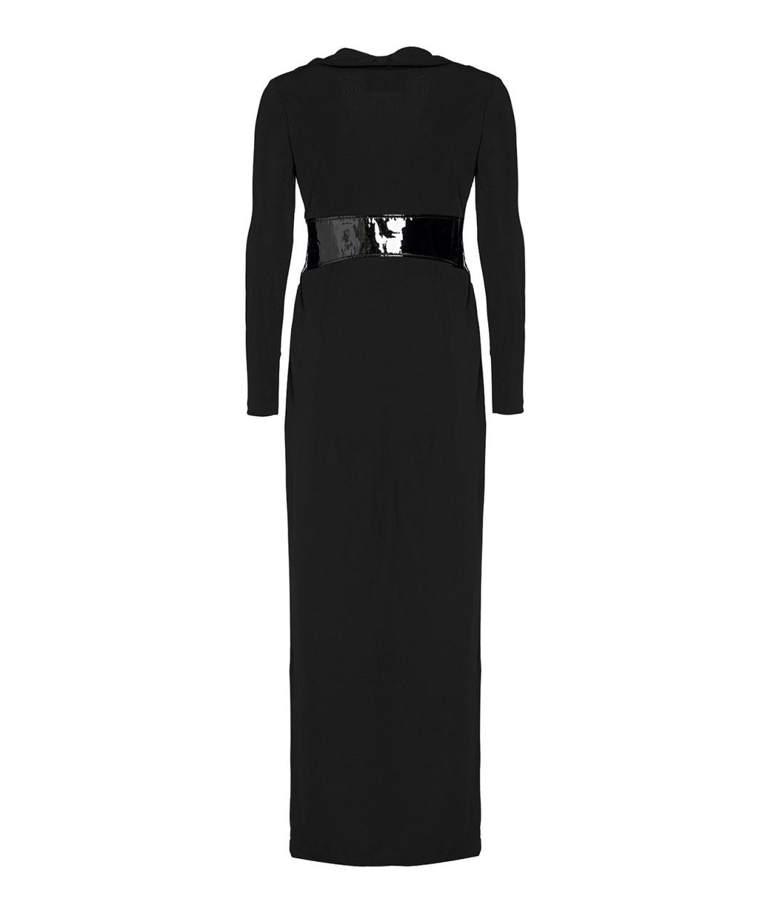 MOSCHINO Черное вискозное платье, фото 6