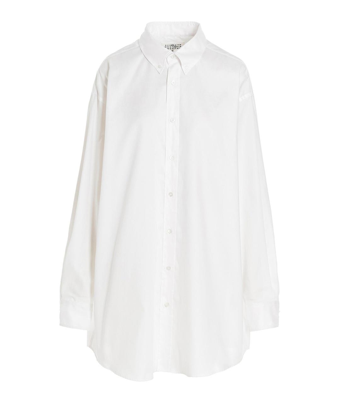 MAISON MARGIELA Белая хлопковая кэжуал рубашка, фото 1