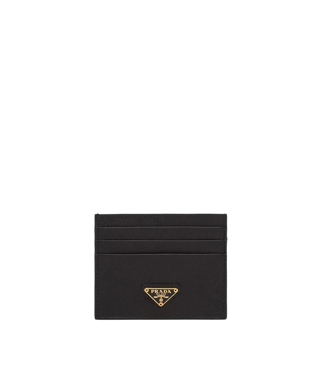PRADA Черный кожаный кардхолдер, фото 3