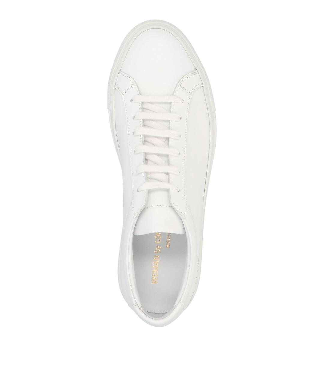 COMMON PROJECTS Белые кожаные кроссовки, фото 3