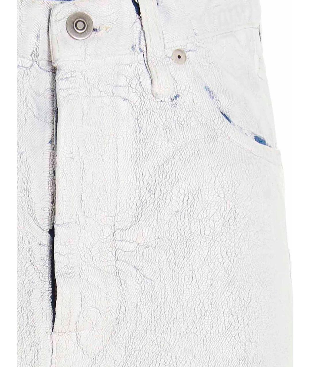 MAISON MARGIELA Белая хлопковая юбка макси, фото 3