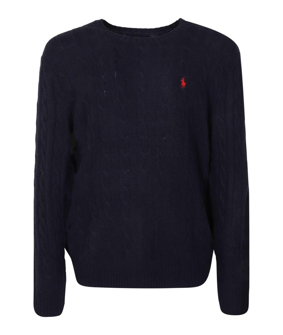POLO RALPH LAUREN Синий шерстяной джемпер / свитер, фото 1