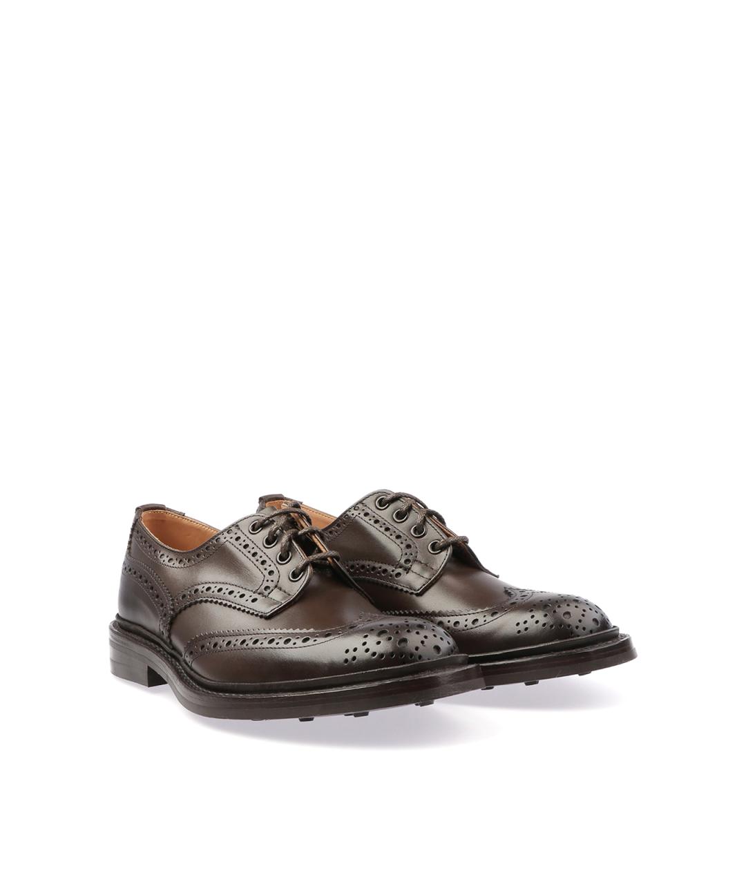 TRICKER'S Коричневые кожаные туфли, фото 2