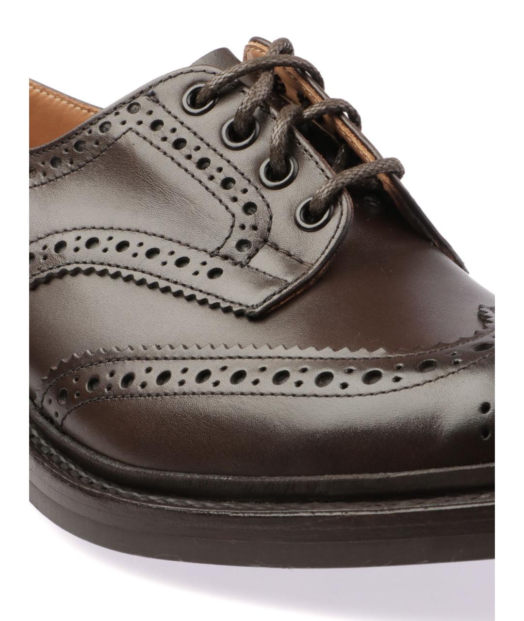 TRICKER'S Коричневые кожаные туфли, фото 5