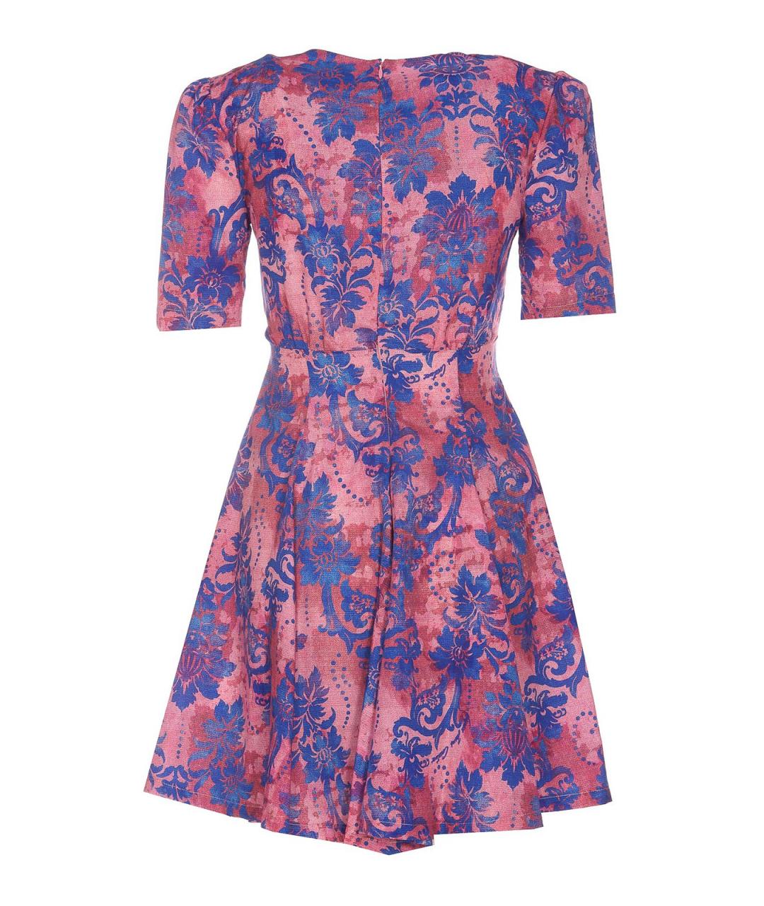 VERSACE JEANS COUTURE Фиолетовое полиэстеровое повседневное платье, фото 2