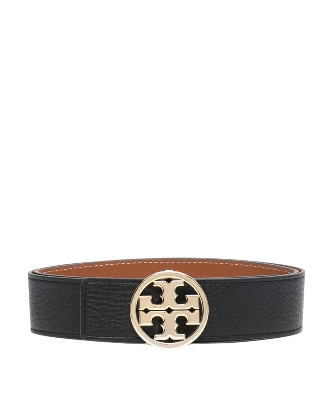 TORY BURCH Коричневый кожаный ремень, фото 1