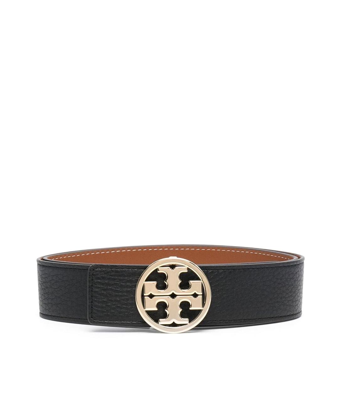 TORY BURCH Коричневый кожаный ремень, фото 3