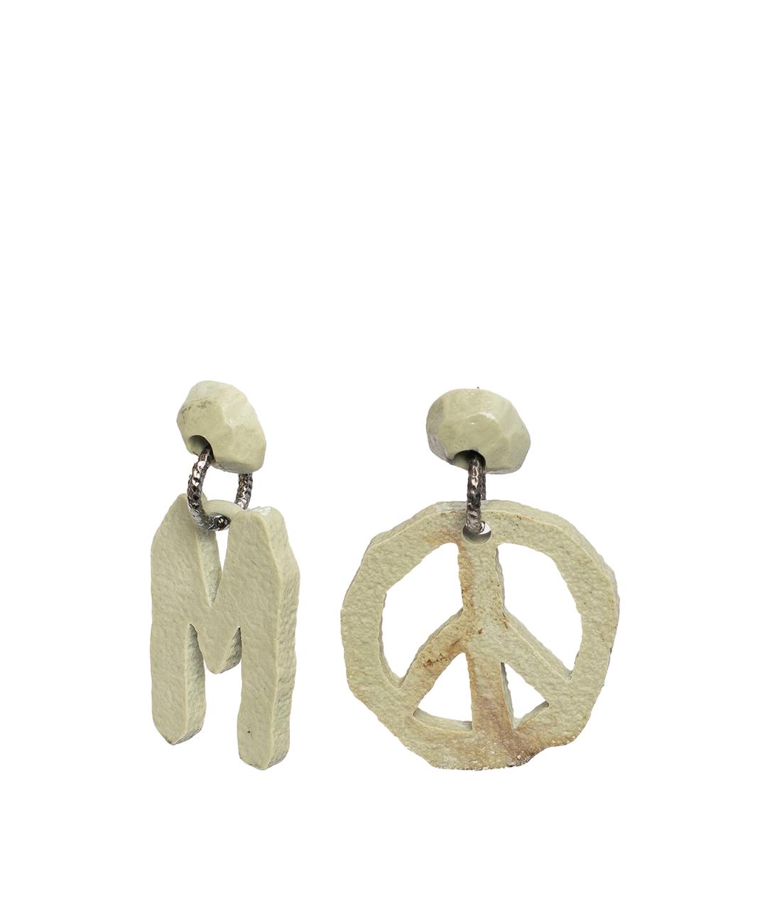 MOSCHINO Серые серьги, фото 1