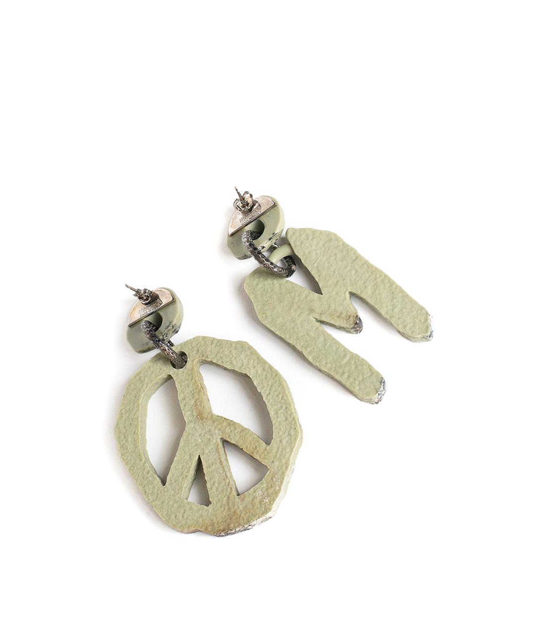 MOSCHINO Серые серьги, фото 2