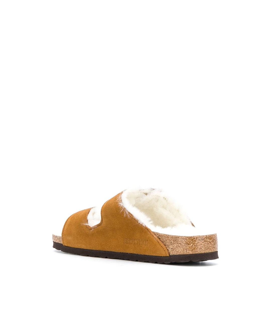 BIRKENSTOCK Коричневые замшевые сандалии, фото 3