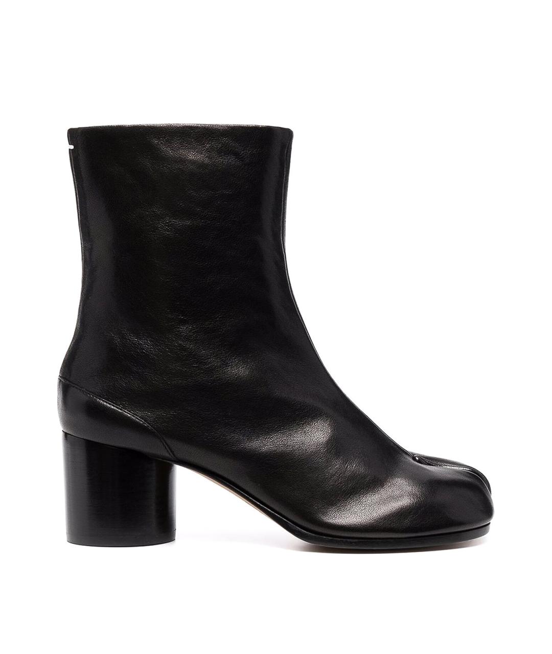 MAISON MARGIELA Черные кожаные ботильоны, фото 1