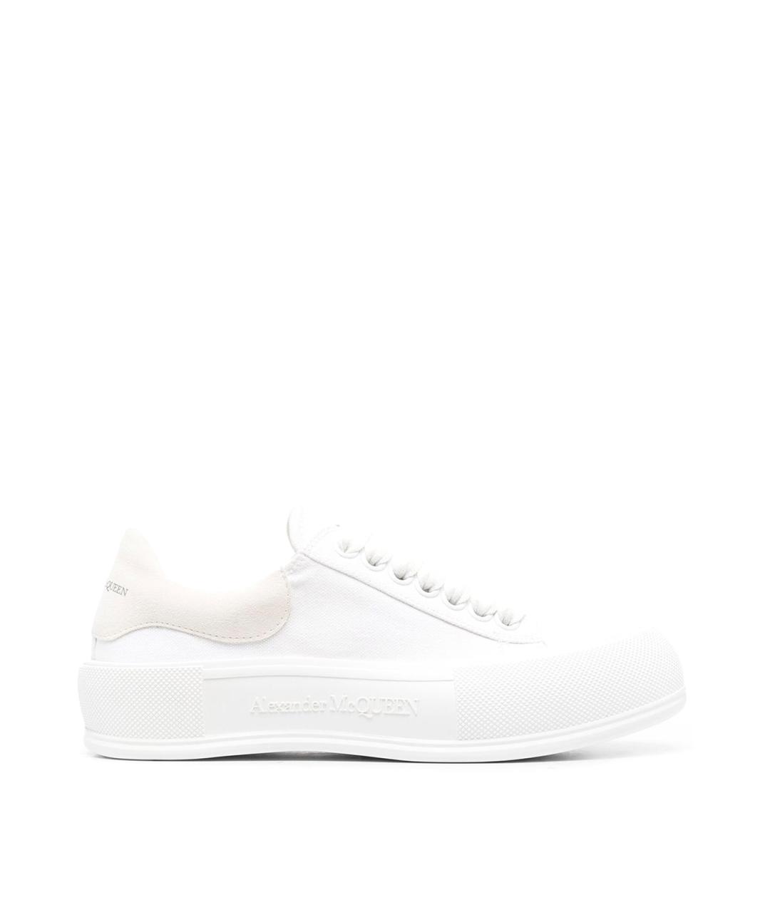 ALEXANDER MCQUEEN Белые кроссовки, фото 1