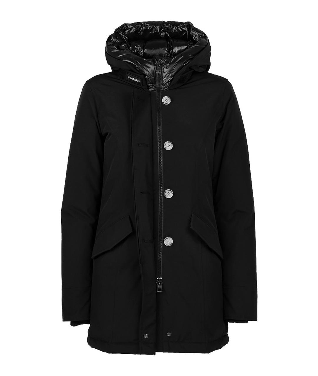 WOOLRICH Черная хлопковая парка, фото 4